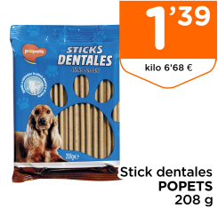 Stick dentales POPETS 208 g