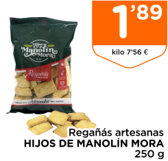 Rega??s artesanas HIJOS DE MANOL?N MORA 250 g