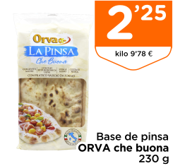 La pinsa cl?sica ORVA che buona 230 g