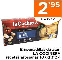 Empanadillas de at?n LA COCINERA recetas artesanas 10 ud 312 g
