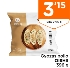 Gyozas pollo OISHII 396 g