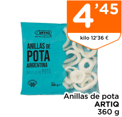 Anillas de pota ARTIQ 360 g