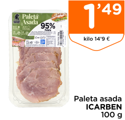 Paleta asada ICARBEN 100 g