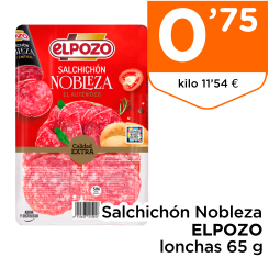 Salchich?n Nobleza ELPOZO lonchas 65 g
