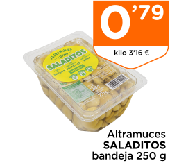 Altramuces SALADITOS bandeja 250 g