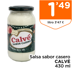 Salsa sabor casero CALV? 430 ml