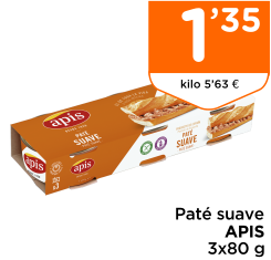 Pat? suave APIS 3x80 g