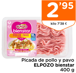 Picada de pollo y pavo ELPOZO bienstar 400 g