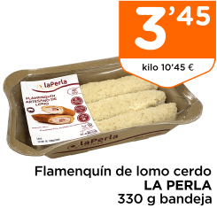 Flamenqu?n de lomo cerdo LA PERLA 330 g bandeja