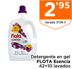 Detergente en gel FLOTA Esencia 42+10 lavados
