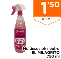 Multiusos ph neutro EL MILAGRITO 750 ml