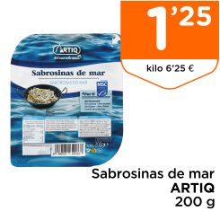 Sabrosinas de mar ARTIQ 200 g