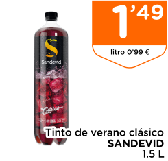 Tinto de verano cl?sico SANDEVID 1.5 L