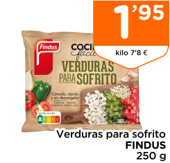 Verduras para sofrito FINDUS 250 g