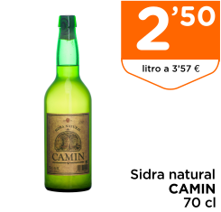 Sidra natural CAMIN 70 cl