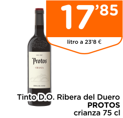 Tinto D.O. Ribera del Duero PROTOS crianza 75 cl