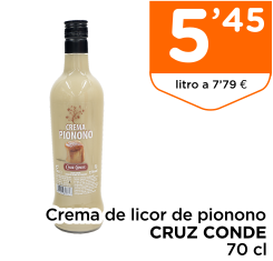 Crema de licor de pionono CRUZ CONDE 70 cl