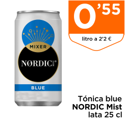 T?nica blue NORDIC Mist lata 25 cl