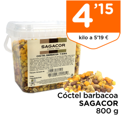 C?ctel barbacoa SAGACOR 800 g