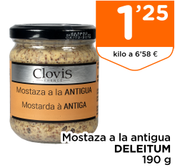 Mostaza a la antigua DELEITUM 190 g