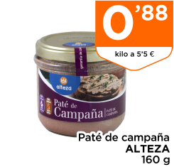 Pat? de campa?a ALTEZA 160 g