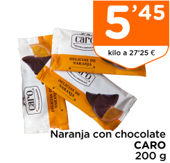 Naranja con chocolate CARO 200 g