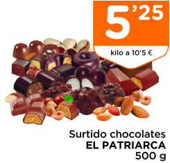 Surtido chocolates EL PATRIARCA 500 g