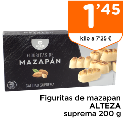 Figuritas de mazapan ALTEZA suprema 200 g