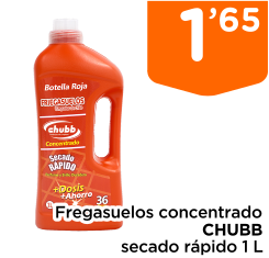 Fregasuelos concentrado CHUBB secado r?pido 1 L