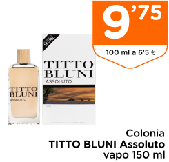 Colonia TITTO BLUNI Assoluto vapo 150 ml