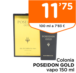 Colonia POSEIDON GOLD vapo 150 ml