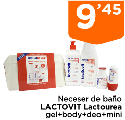 Neceser de ba?o LACTOVIT Lactourea gel+body+deo+mini