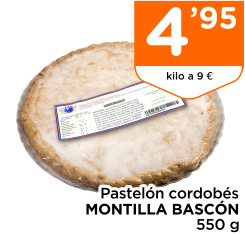 Pastel?n cordob?s MONTILLA BASC?N 550 g