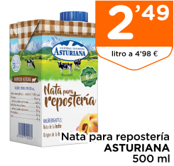 Nata para reposter?a ASTURIANA 500 ml