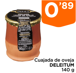 Cuajada de oveja DELEITUM 140 g