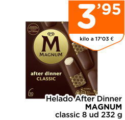 Helado After Dinner MAGNUM classic 8 ud 232 g