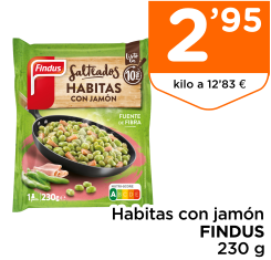 Habitas con jam?n FINDUS 230 g