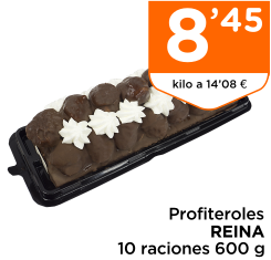 Profiteroles REINA 10 raciones 600 g