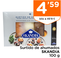 Surtido de ahumados SKANDIA 100 g