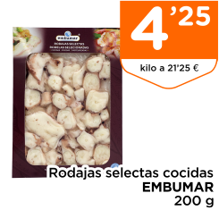 Rodajas selectas cocidas EMBUMAR 200 g