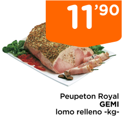 Peupeton Royal GEMI lomo relleno -kg-