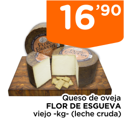 Queso de oveja FLOR DE ESGUEVA viejo -kg- (leche cruda)