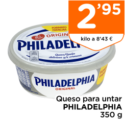 Queso para untar PHILADELPHIA 350 g