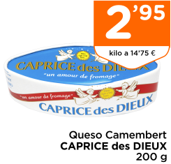 Queso Camembert CAPRICE des DIEUX 200 g