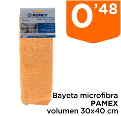 Bayeta microfibra PAMEX volumen 30x40 cm