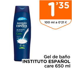 Gel de ba?o INSTITUTO ESPA?OL care 650 ml