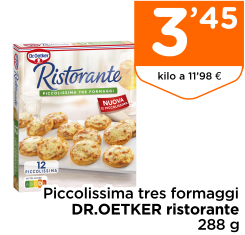 Piccolissima tres formaggi DR.OETKER ristorante 288 g