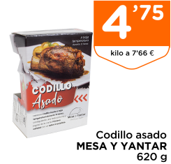 Codillo asado MESA Y YANTAR 620 g