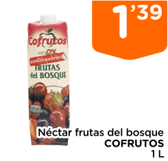 N?ctar frutas del bosque COFRUTOS 1 L