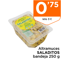 Altramuces SALADITOS bandeja 250 g